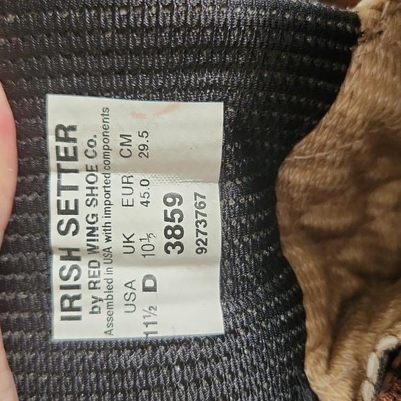 Red Wing Irish Setter big game waterproof camouflage boots, new in box Size11.5 - Picture 6 of 8